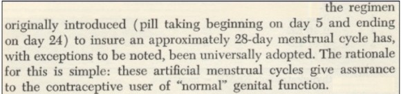 The control of Fertility, 1965